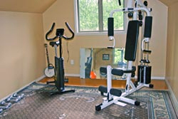 Private gym available to our guests